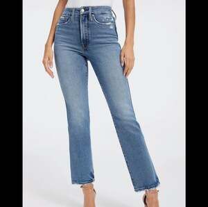 Good American Good Curve Straight Jeans 00 24 Inches Indigo 338